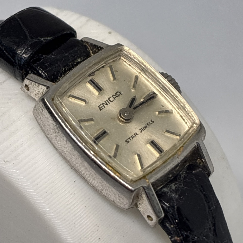 Enicar Star Jewels Swiss Ladies Women's Manual Watch - Running!